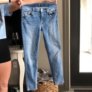 7 for all mankind the cropped skinny